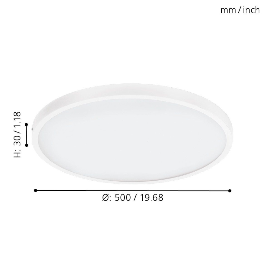 Eglo - LED dimmbare Deckenbeleuchtung 1xLED/25W/230V