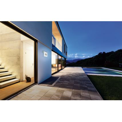 Eglo - Solar-Hausnummer LED/2W/3,7V 2000 mAh IP44