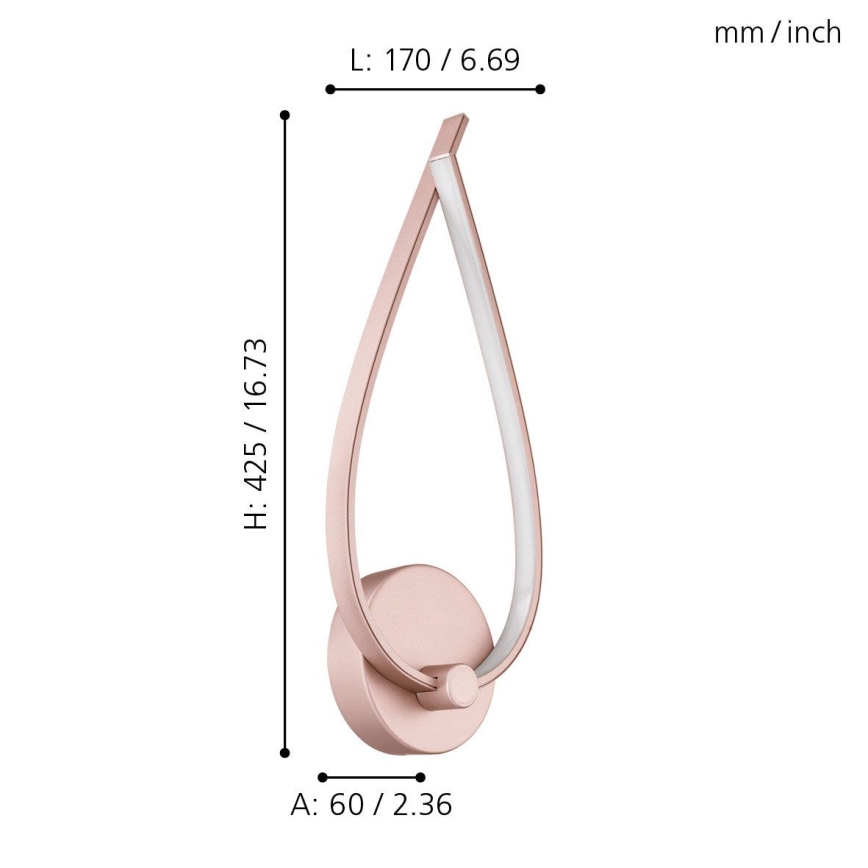 Eglo - LED-Wandleuchte LED/11W/230V
