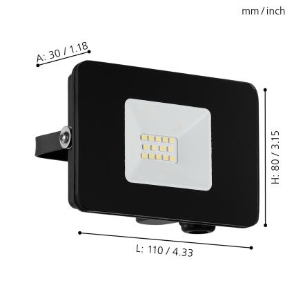 Eglo - LED Scheinwerfer LED/10W/230V