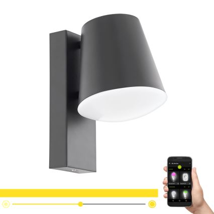 Eglo 97482 - LED-dimmbare Außenwandleuchte CALDIERO-C 1xE27/9W/230V IP44