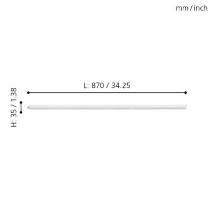 Eglo - LED Unterschrankleuchte - Küche LED/8,2W/230V