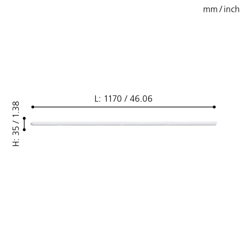 Eglo - LED Unterschrankleuchte - Küche LED/12W/230V