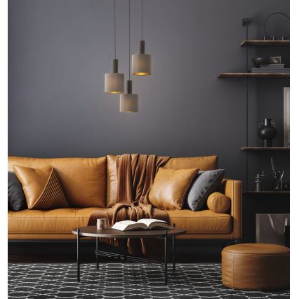 Eglo - Hängeleuchte 3xE27/60W/230V