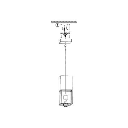 Eglo - LED Hängeleuchte 1xGU10/5W/230V