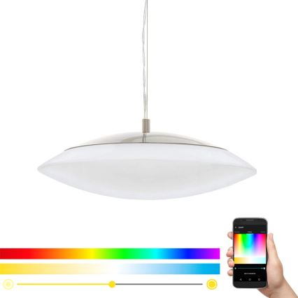 Eglo 97812 - LED RGB dimmbare Hängeleuchte an Kabel FRATTINA-C 1xLED/27W/230V