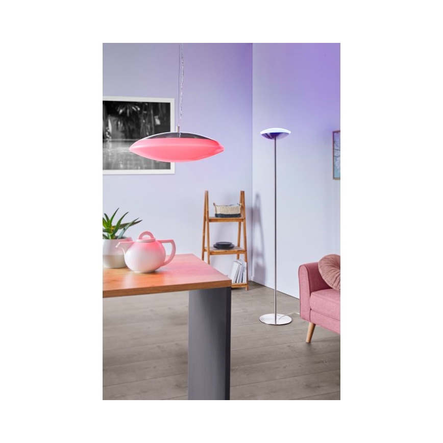 Eglo 97812 - LED RGB dimmbare Pendelleuchte an Kabel FRATTINA-C LED/27W/230V
