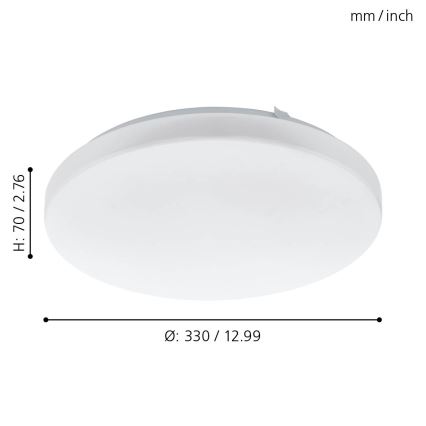 Eglo - LED-Deckenleuchte LED/14,6W/230V