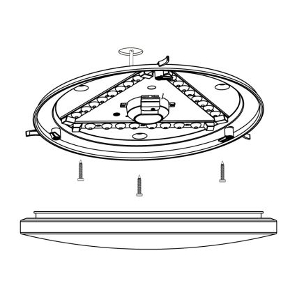 Eglo - LED-Deckenleuchte LED/14,6W/230V