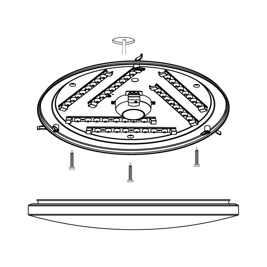 Eglo - LED Deckenleuchte LED/33,5W/230V