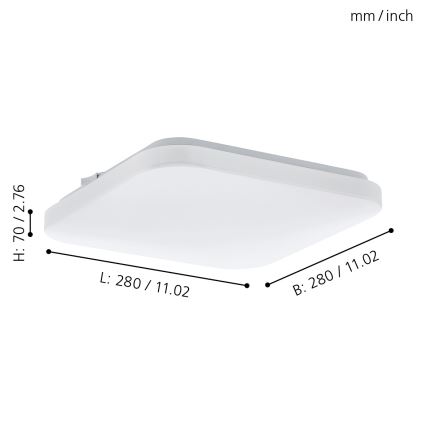 Eglo - LED Deckenleuchte LED/11,5W/230V