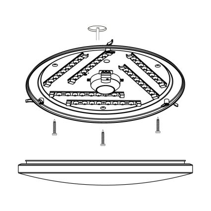 Eglo - LED Deckenleuchte LED/33,5W/230V