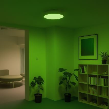 Eglo 98045 - RGB-LED dimmbare Deckenleuchte RIODEVA-C LED/27W/230V