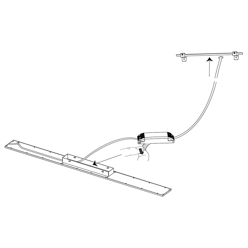 Eglo - LED Dimmbarer Panel SALOBRENA-C LED/34W/230V + FB