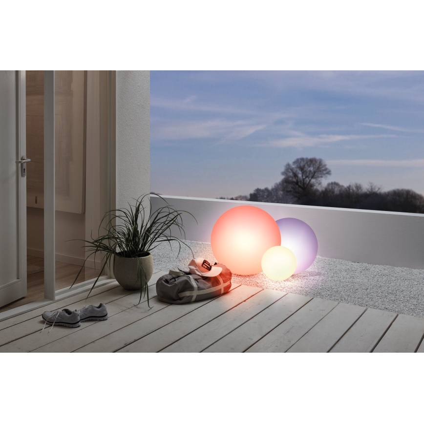 Eglo 98108 - LED RGB Außen-Stehlampe MONTEROLO-C 1xE27/9W/230V IP65 ø600