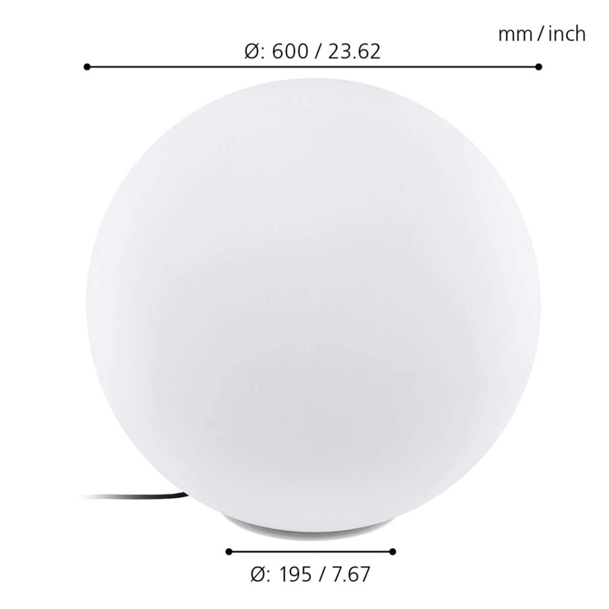Eglo - LED RGBW Außen-Stehlampe MONTEROLO-C 1xLED/9W/230V IP65 ø600