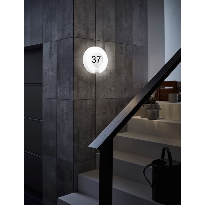 Eglo 98145 - LED RGB Hausnummer MARCHESA-C LED/15W/230V IP44