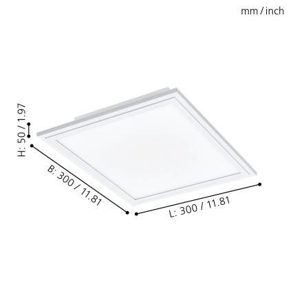 Eglo - LED Dimmbare Deckenleuchte LED/14W/230V + FB