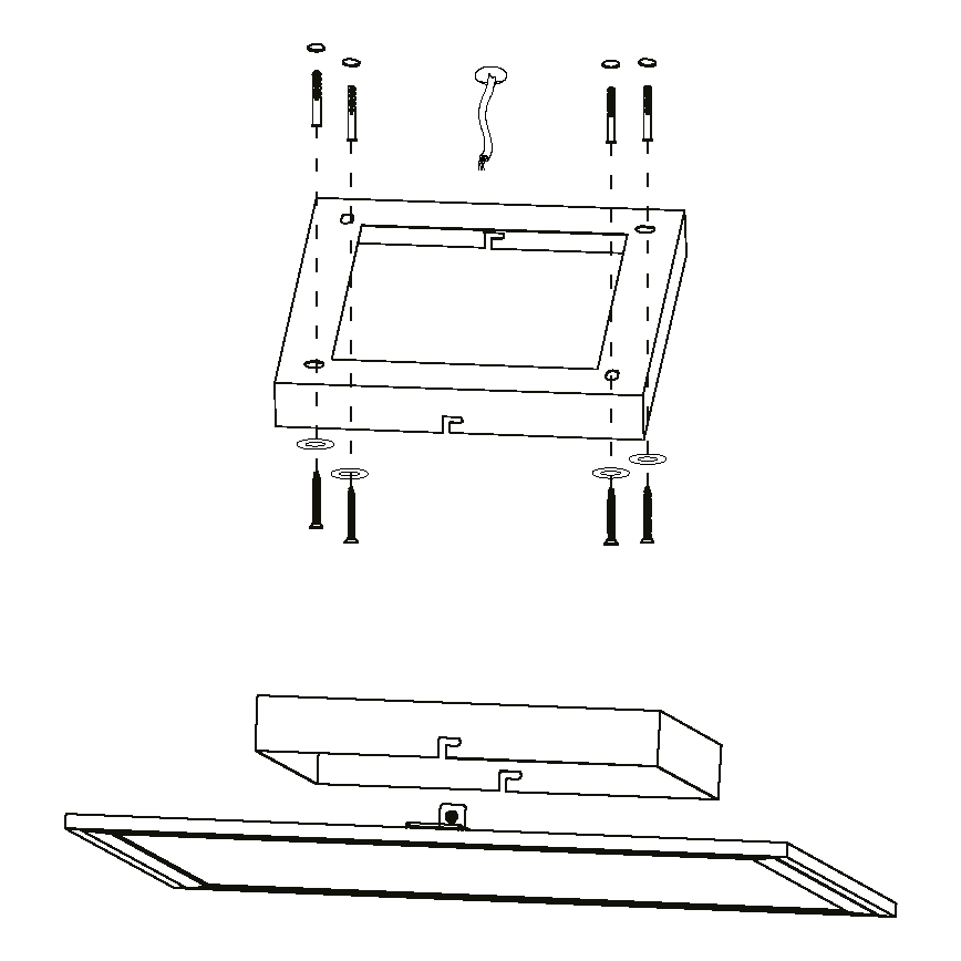 Eglo - LED dimmbare Deckenleuchte LED/14W/230V + Fernbedienung