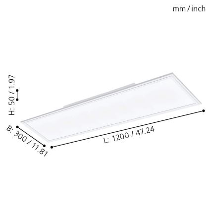 Eglo - LED Dimmbarer Panel LED/30W/230V + Fernbedienung