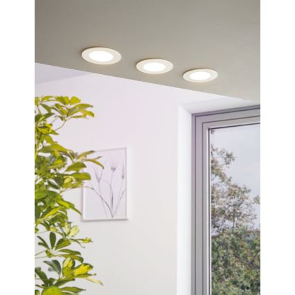Eglo - Dimmbare LED-Einbauleuchte LED/5W/230V + Fernbedienung Ø 12 cm