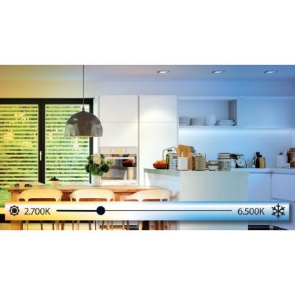 Eglo 98228 - LED-dimmbare Deckenleuchte SILERAS-A LED/36W/230V Ø 60 cm + Fernbedienung