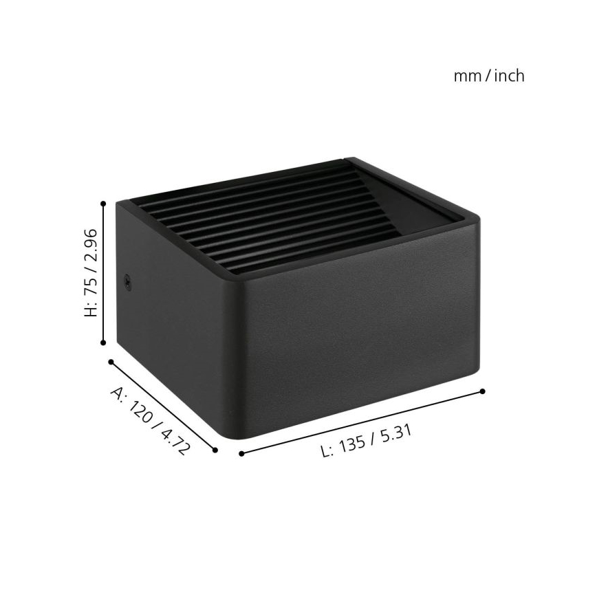 Eglo - LED-Wandleuchte für Außenbereiche LED/6W/230V IP44