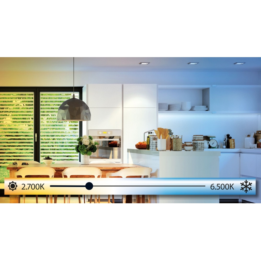 Eglo - LED dimmbare Deckenleuchte LED/14W/230V + Fernbedienung Ø 22,5 cm