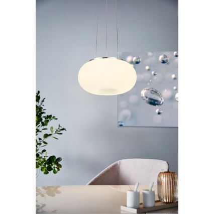 Eglo - Dimmbare Hängeleuchte (LED RGB) OPTICA-C LED/21W/230V d 37,5 cm