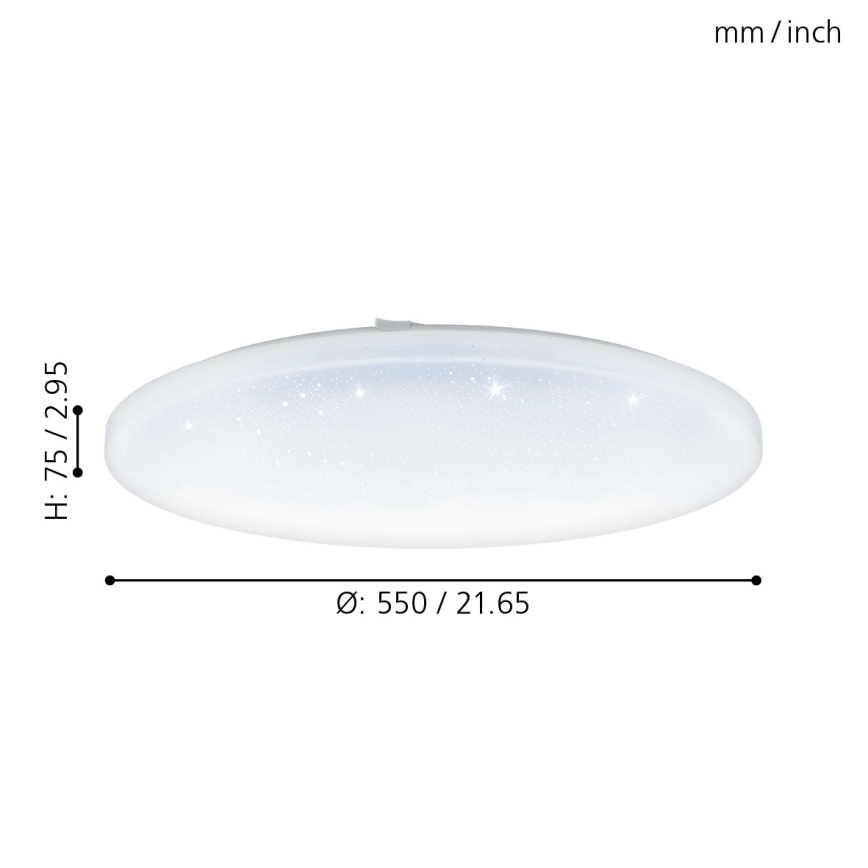 Eglo - LED Deckenleuchte LED/49,5W/230V