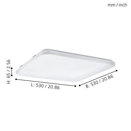 Eglo - LED Deckenleuchte LED/49,5W/230V