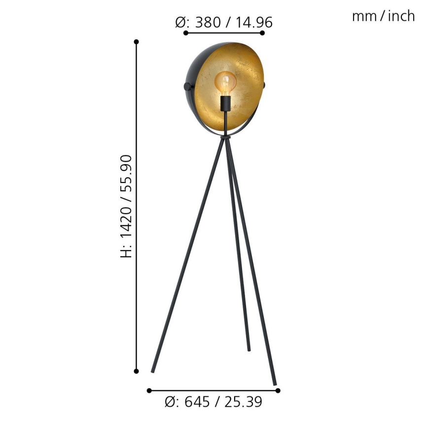 Eglo - Stehlampe 1xE27/40W/230V