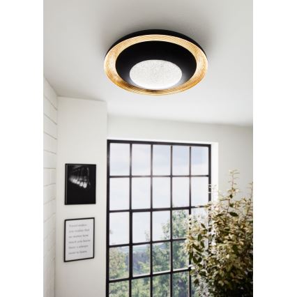 Eglo - LED dimmbare Deckenleuchte LED/24,5W/230V mit Fernbedienung