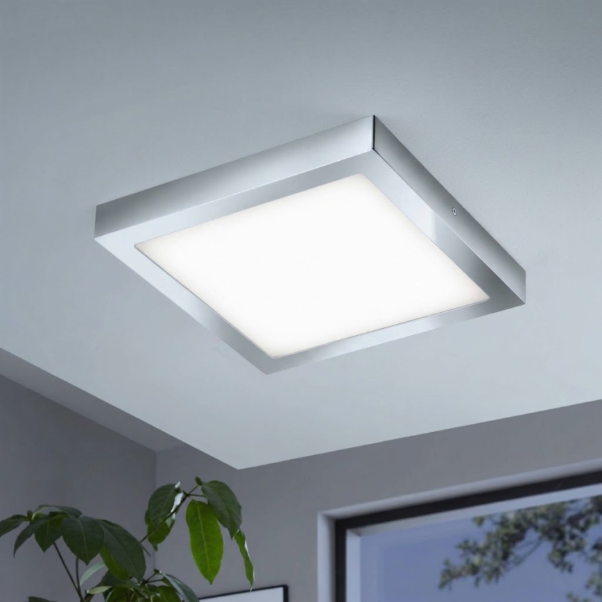 Eglo - LED RGBW dimmbare Deckenleuchte FUEVA-C LED/21W/230V Bluetooth IP44 30x30 cm