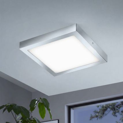 Eglo - LED RGBW dimmbare Deckenleuchte FUEVA-C LED/21W/230V Bluetooth IP44 30x30 cm