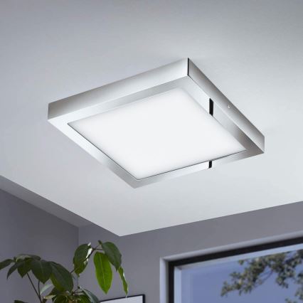 Eglo - LED RGBW dimmbare Deckenleuchte FUEVA-C LED/21W/230V Bluetooth IP44 30x30 cm