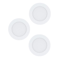 Eglo 98631 - 3er-Set LED-Einbauleuchte FUEVA LED/5W/230V Ø 12 cm