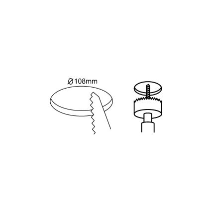 Eglo 98632 - SET 3x LED-Einbauleuchte FUEVA 3xLED/5W/230V