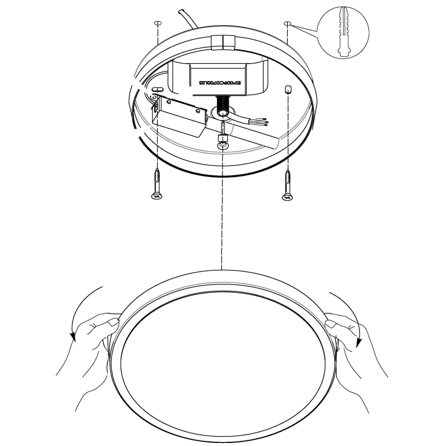 Eglo - LED Deckenleuchte LED/8,6W/230V