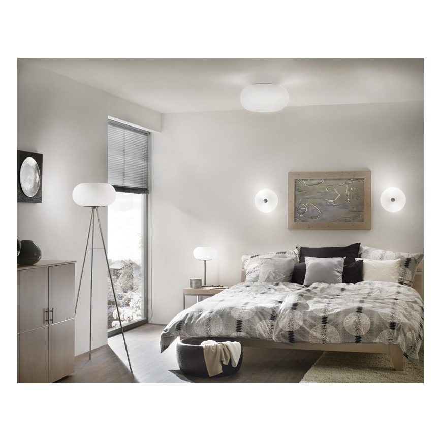 Eglo - Dimmbare Tischleuchte (LED RGB) OPTICA-C LED/16W/230V d 27,5 cm