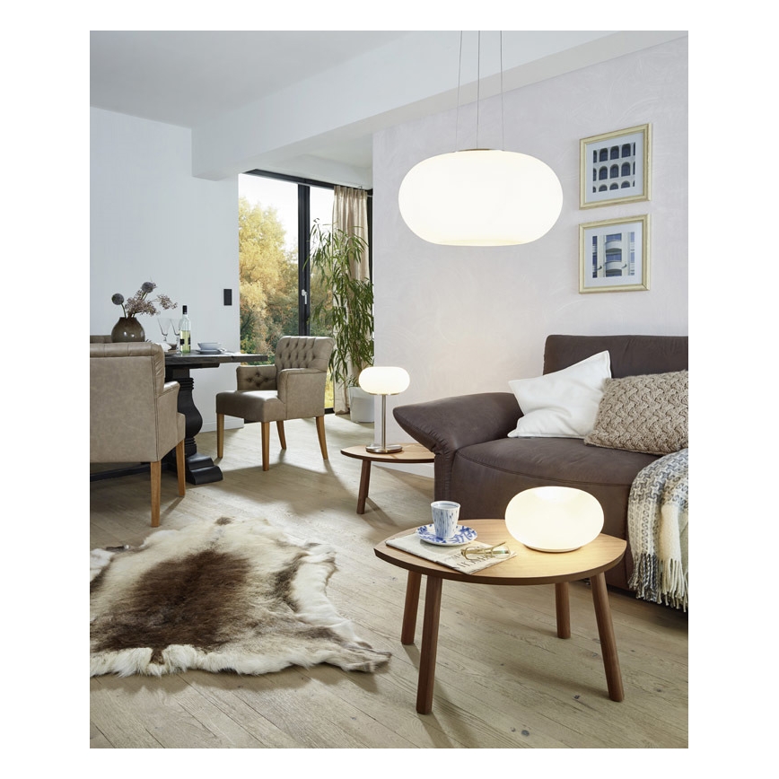 Eglo - Dimmbare Tischleuchte (LED RGB) OPTICA-C LED/16W/230V d 27,5 cm