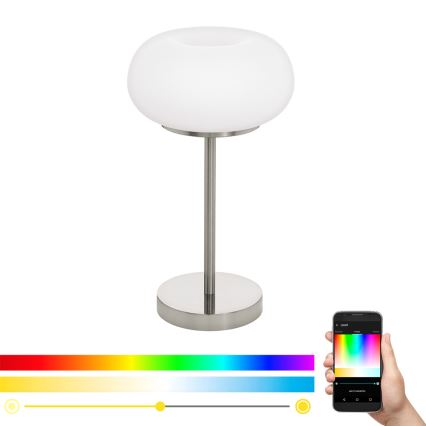 Eglo - Dimmbare Tischleuchte (LED RGB) OPTICA-C LED/16W/230V d 27,5 cm