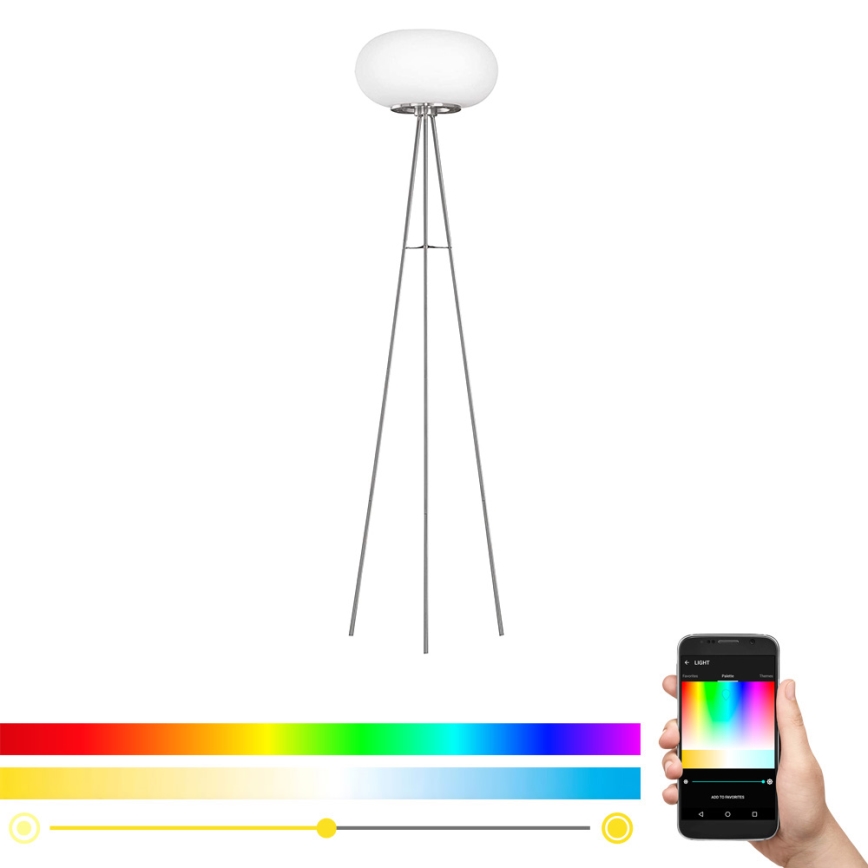 Eglo - Dimmbare LED-RGB-Stehleuchte OPTICA-C LED/17W/230V d 56 cm