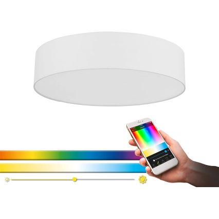 Eglo - LED RGB Dimmbare Deckenleuchte OMAO-C LED/33W/230V + FB