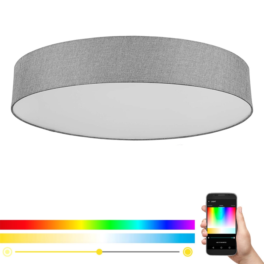 Eglo - LED-RGB-Dimmer-Deckenleuchte ROMAO-C LED/42W/230V + Fernbedienung