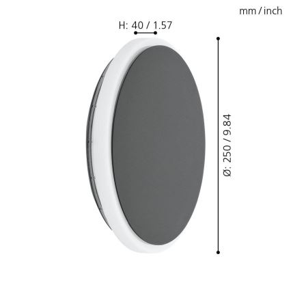 Eglo - LED-Wandleuchte für Außenbereiche LED/11,5W/230V IP44