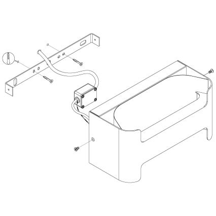 Eglo - LED Auβen-Wandbeleuchtung LED/4,8W/230V IP44