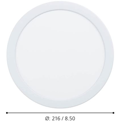 Eglo - Dimmbare LED-Badezimmerleuchte LED/16,5W/230V IP44 ZigBee