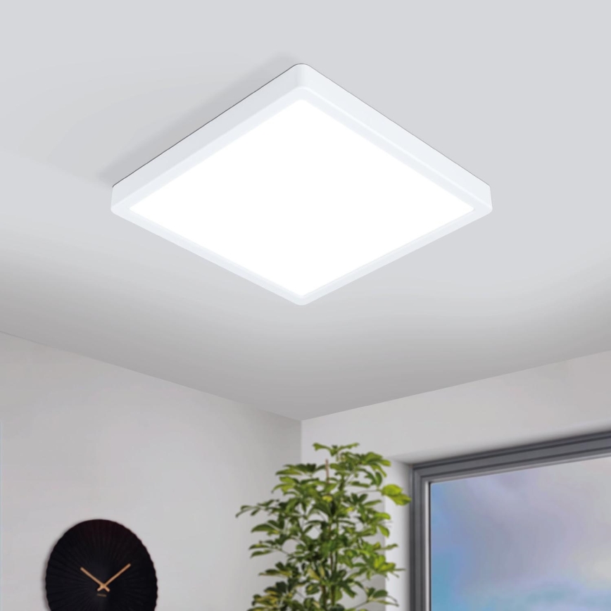 Eglo - Dimmbare LED-Badezimmer-Deckenleuchte LED/19,5W/230V 2700-6500K IP44 ZigBee 28,5x28,5 cm