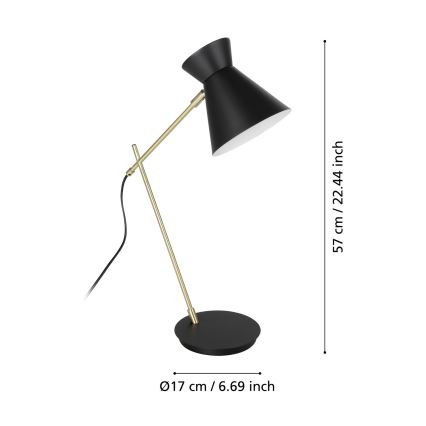 Eglo - Tischlampe 1xE27/10W/230V
